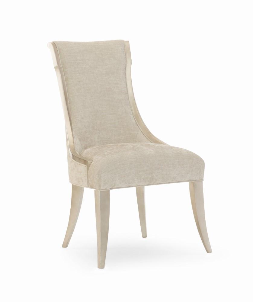 Caracole - Avondale Silver Leaf Upholstered Side Chair (Set Of 2) - C022-417-281 veiw 1