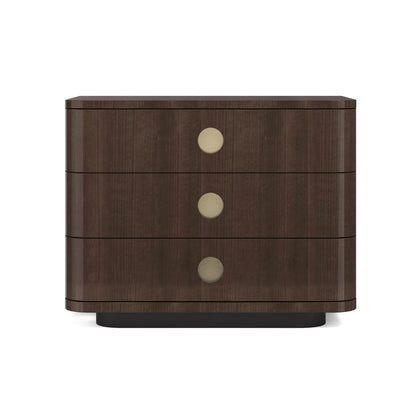 Caracole - Bachelor Large Nightstand in Otter Gloss - CLA-024-066