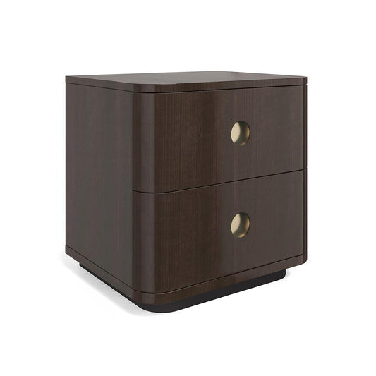 Caracole - Bachelor Small Nightstand in Otter Gloss - CLA-024-065 veiw 1