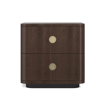 Caracole - Bachelor Small Nightstand in Otter Gloss - CLA-024-065