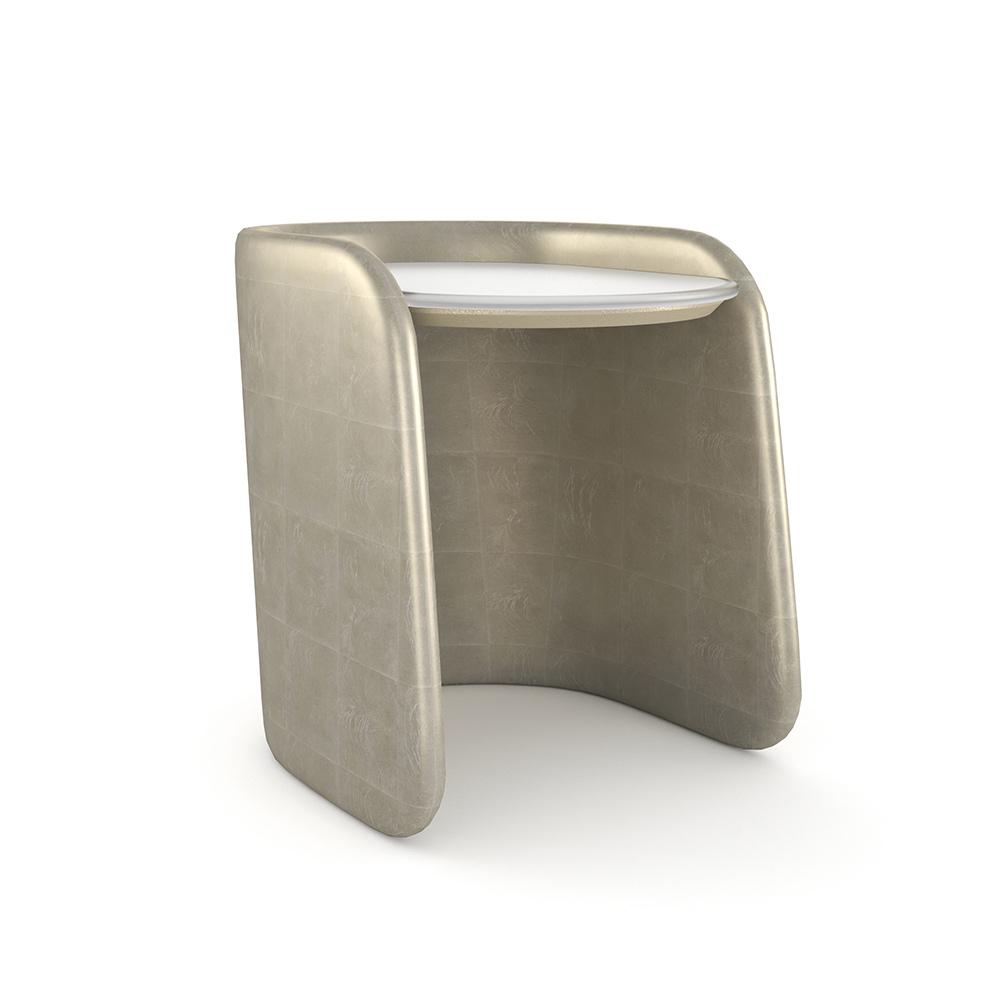 Caracole - Bauble Side Table in Oracle Broken Leaf - CLA-024-413 veiw 1