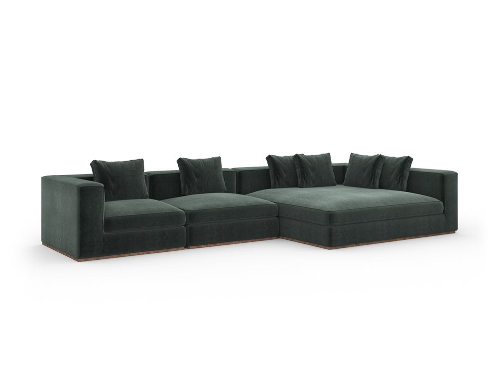 Caracole - Bello 3Pc RAF Small Chaise Sectional - UPH-024-SEC11-A view 1