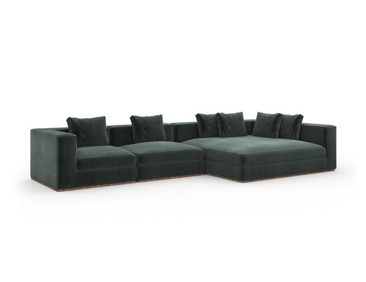 Caracole - Bello 3Pc RAF Small Chaise Sectional - UPH-024-SEC11-A view 1