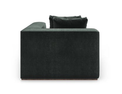 Caracole - Bello Corner Raf Chair in Green - UPH-024-CRR1-A