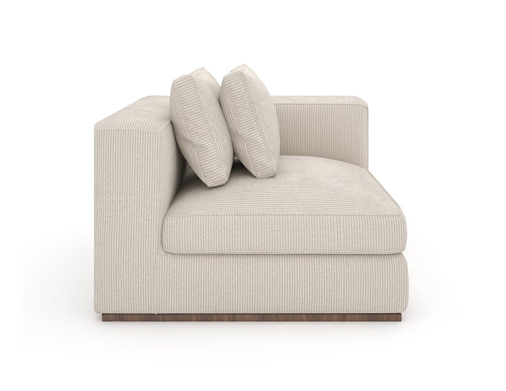 Caracole - Bello Corner Raf Chair in Oatmeal - UPH-024-CRR1-B