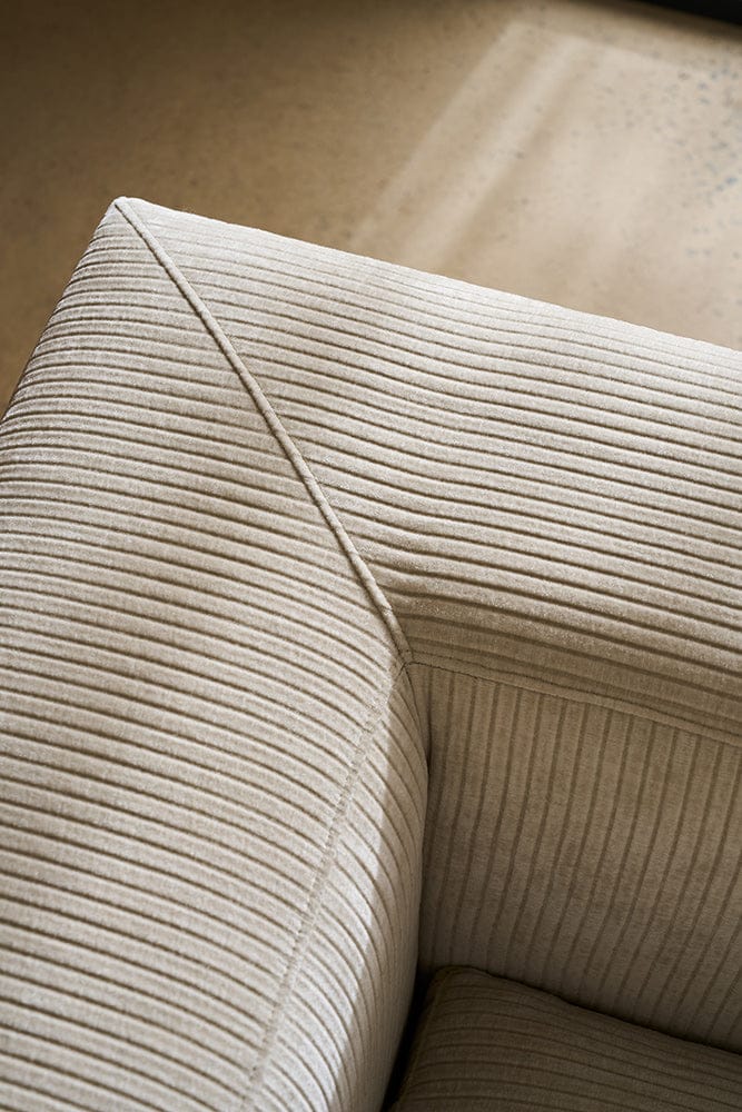 Caracole - Bello Corner Raf Chair in Oatmeal - UPH-024-CRR1-B