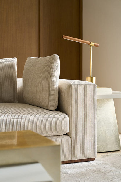 Caracole - Bello Corner Raf Chair in Oatmeal - UPH-024-CRR1-B