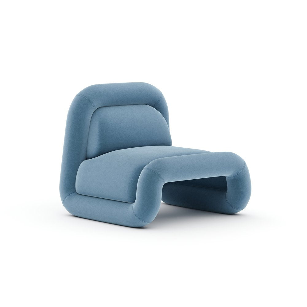 Caracole - Bold Accent Chair - Azure - UPH-426-035-B view 1