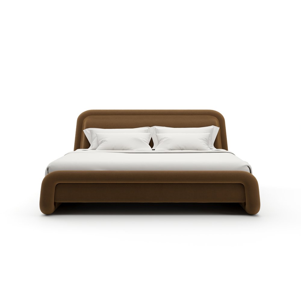 Caracole - Bold King Bed - Camel - CLA-426-127 view 2