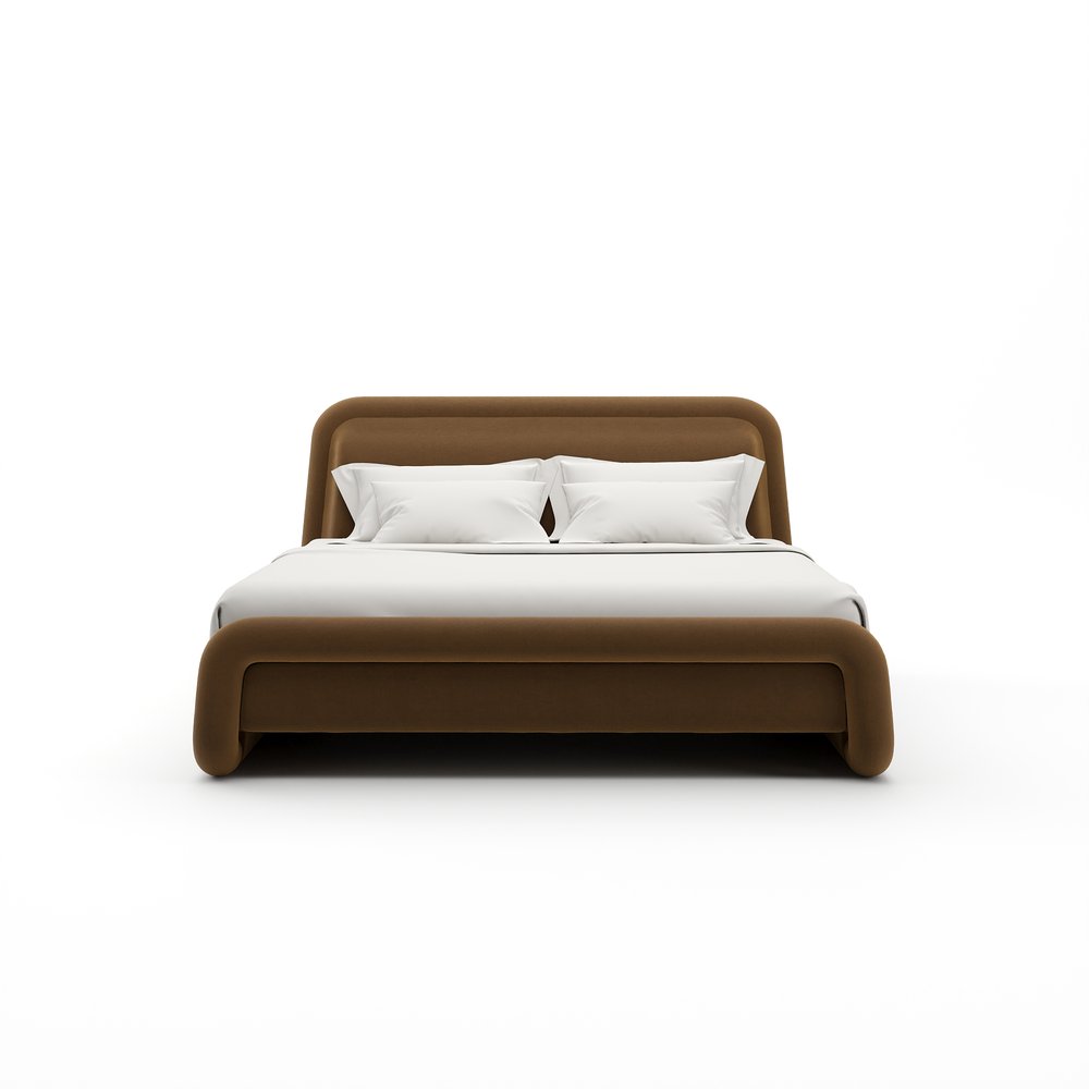 Caracole - Bold Queen Bed - Camel - CLA-426-107 view 2