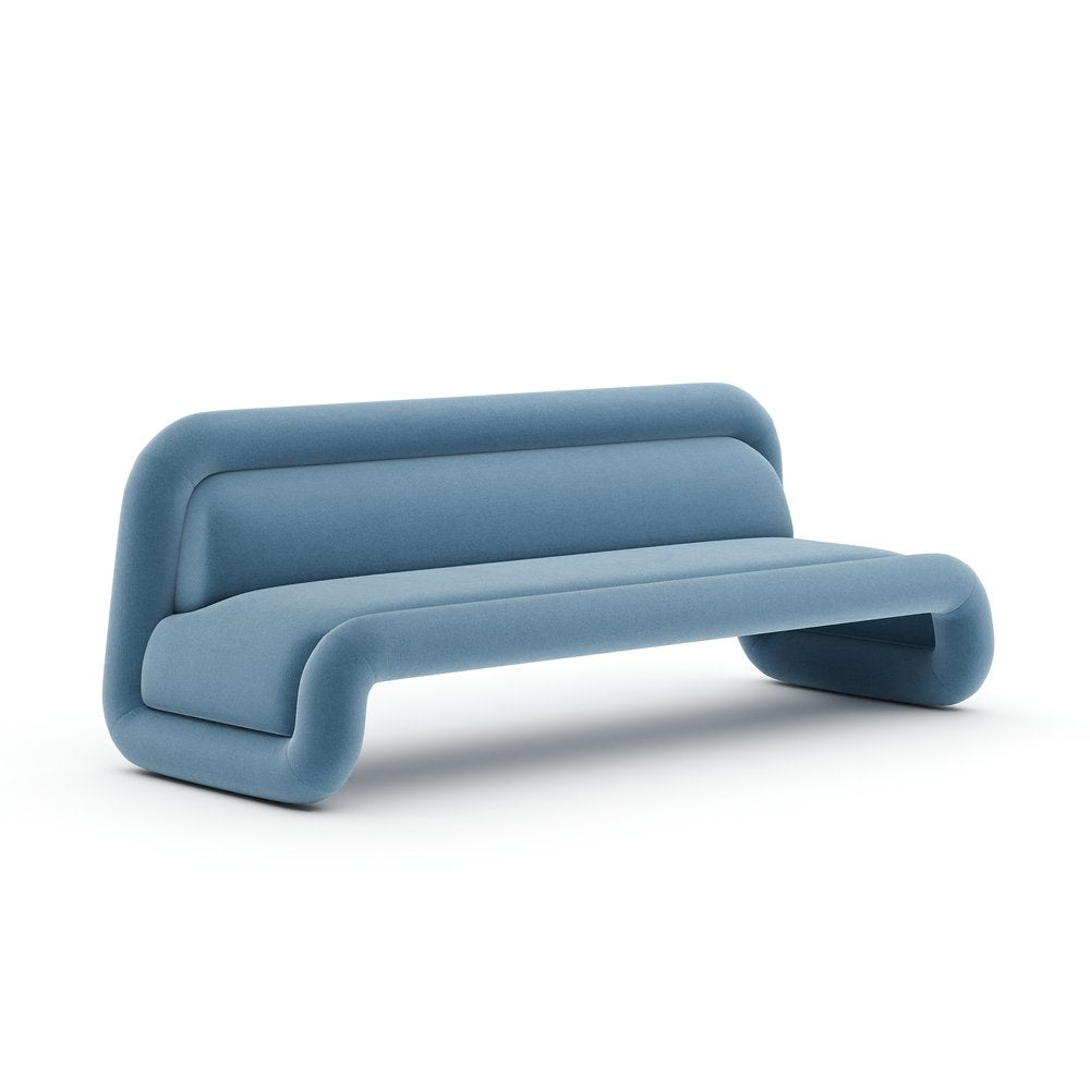 Caracole - Bold Sofa - Azure - UPH-426-012-B view 1