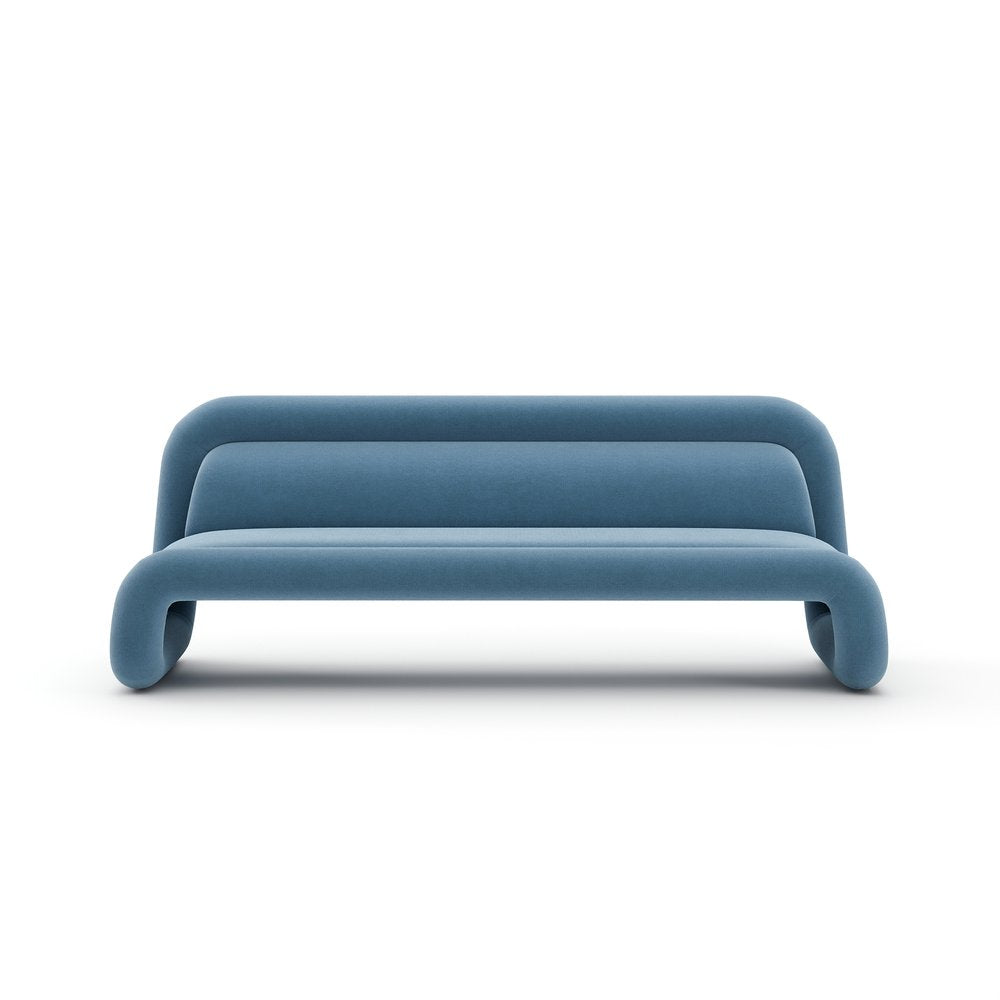 Caracole - Bold Sofa - Azure - UPH-426-012-B view 2