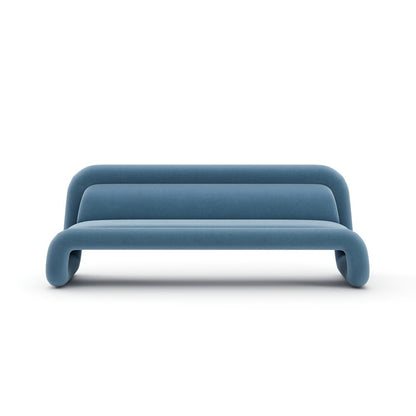 Caracole - Bold Sofa - Azure - UPH-426-012-B view 2