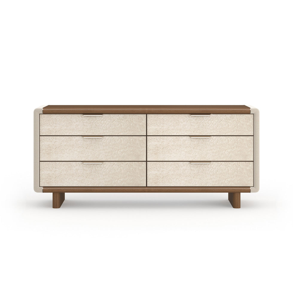 Caracole - Botero Dresser in Retro Walnut - CLA-024-012