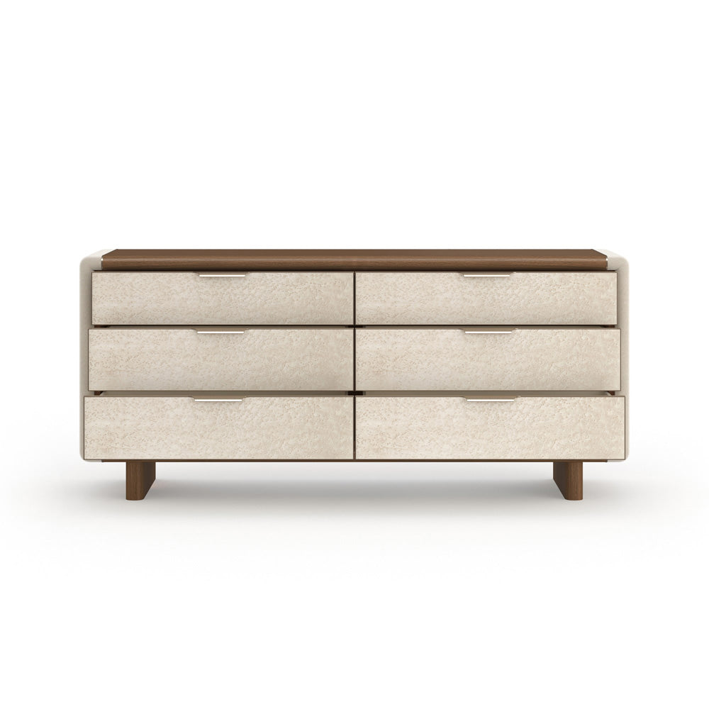 Caracole - Botero Dresser in Retro Walnut - CLA-024-012