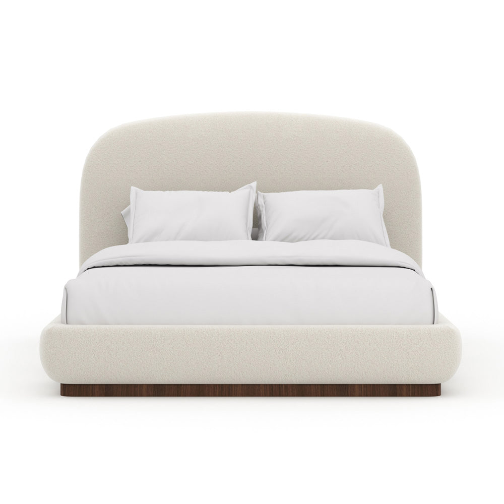 Caracole - Botero Queen Bed in Retro Walnut - CLA-024-102