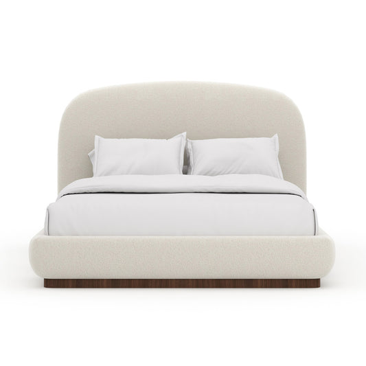 Caracole - Botero Queen Bed in Retro Walnut - CLA-024-102
