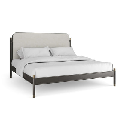 Caracole - Campaign King Bed in Brushed Deep Bronze - CLA-024-124 veiw 1