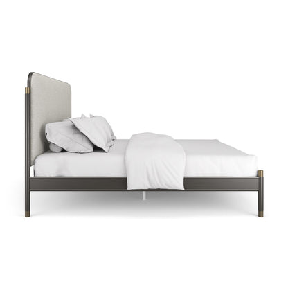 Caracole - Campaign King Bed in Brushed Deep Bronze - CLA-024-124