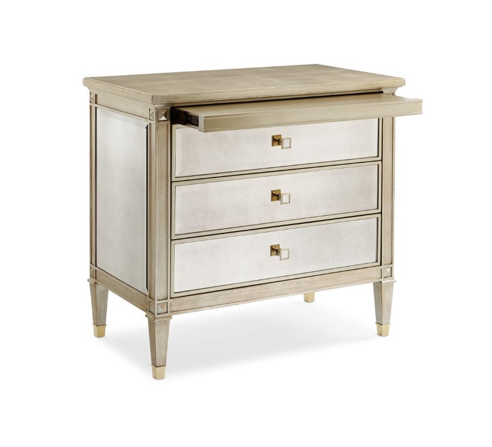 Caracole - Classic A Classic Beauty - Three Drawer Nightstand - CLA-016-064 veiw 3