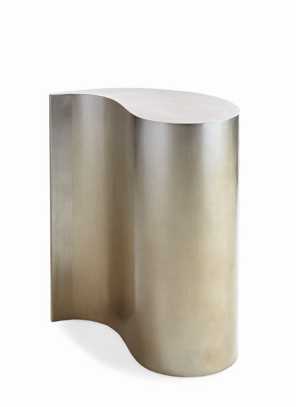 Caracole - Classic End Quote Gold Leaf Accent Table - CON-SIDTAB-034 veiw 1