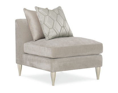 Caracole - Classic Fret Knot Armless Chair - UPH-019-AC1-B veiw 1