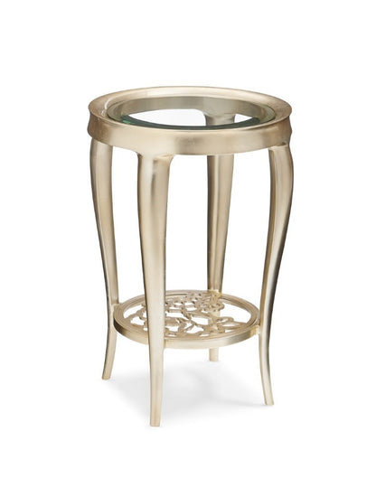 Caracole - Classic Just For You - Round Glass Top Side Table - CLA-016-416 veiw 1