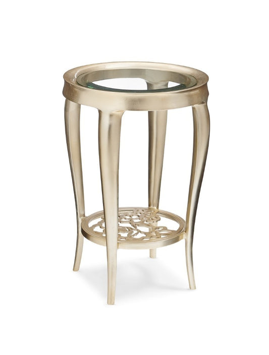 Caracole - Classic Just For You - Round Glass Top Side Table - CLA-016-416 veiw 1