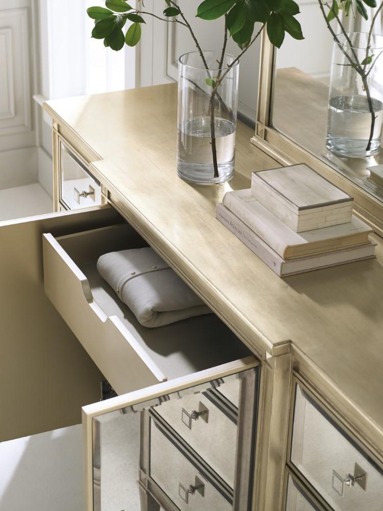 Caracole - Classic La-Dee-Dah - Antique Mirrored Dresser - CLA-016-034 veiw 3