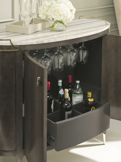 Caracole - Classic Mix-Ology - Stone Top Oval Bar - CLA-016-481