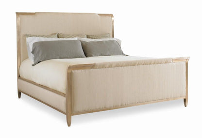 Caracole - Classic Nite In Shining Armor - Gold Frame Upholstered King Bed - CON-KINBED-008 veiw 1
