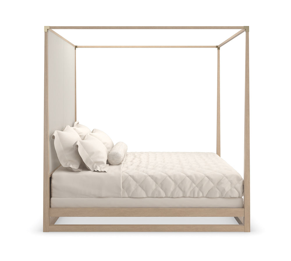 Caracole - Classic Pinstripe Light Bed King Bed - CLA-022-122