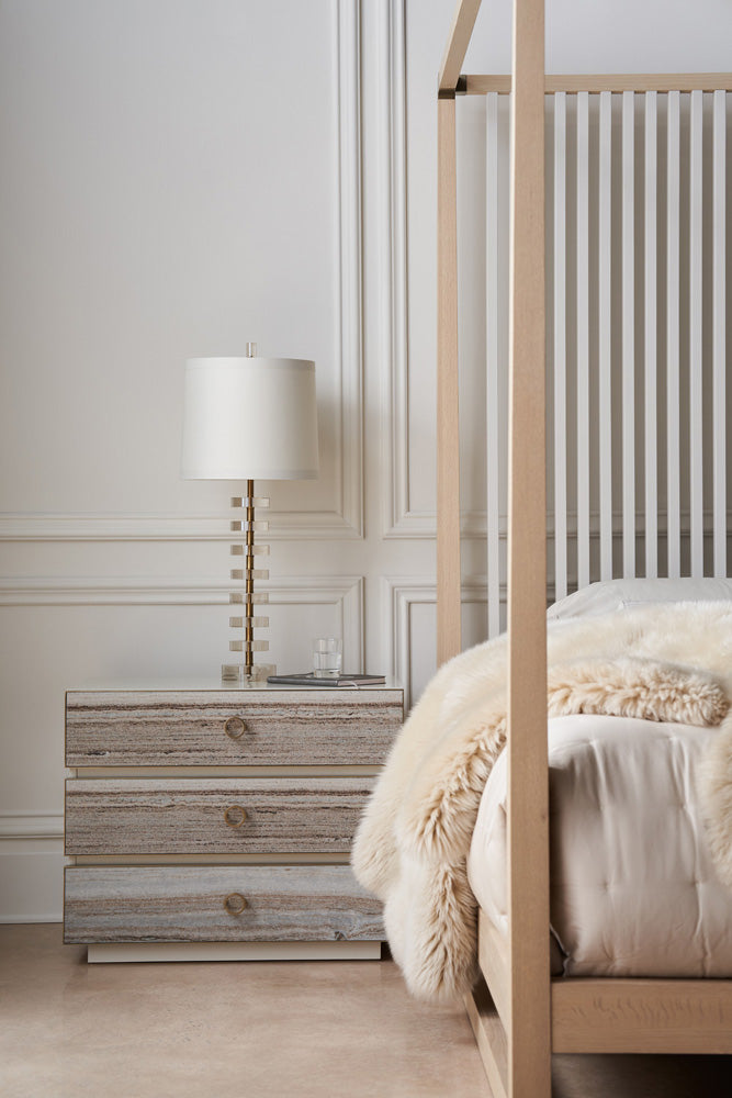 Caracole - Classic Pinstripe Light Bed King Bed - CLA-022-122