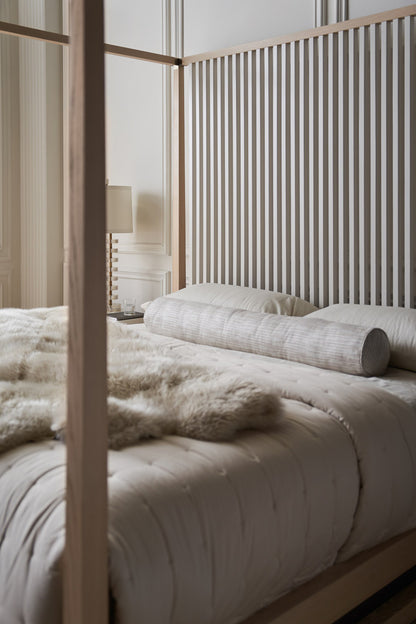 Caracole - Classic Pinstripe Light Bed King Bed - CLA-022-122