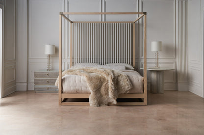 Caracole - Classic Pinstripe Light Bed King Bed - CLA-022-122