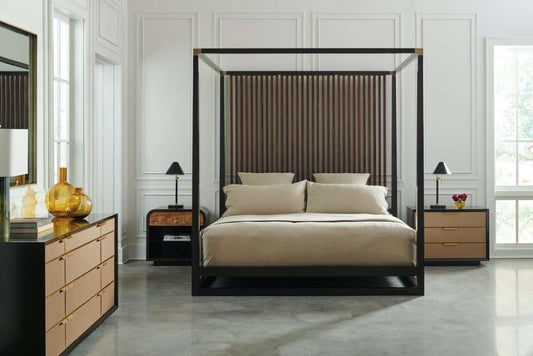 Caracole - Classic Pinstripe - Queen Bed - CLA-020-101 veiw 2
