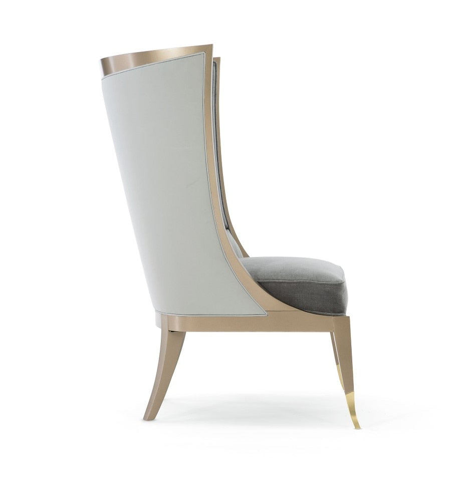 Caracole - Classic Pop Your Collar Chair - UPH-418-033-B veiw 3
