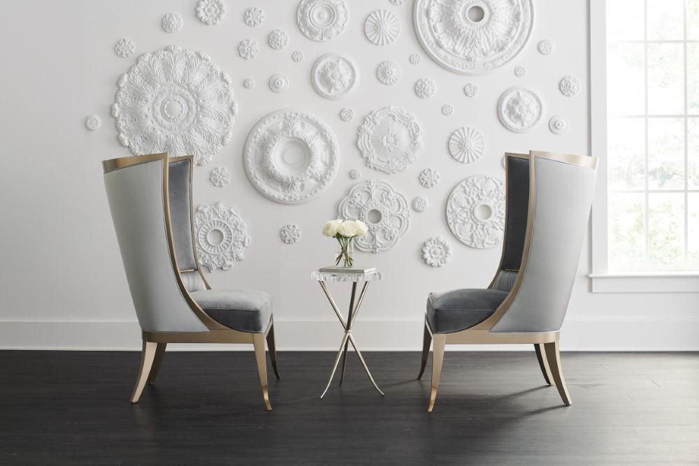 Caracole - Classic Pop Your Collar Chair - UPH-418-033-B veiw 7