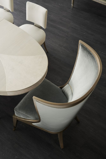 Caracole - Classic Pop Your Collar Chair - UPH-418-033-B veiw 8