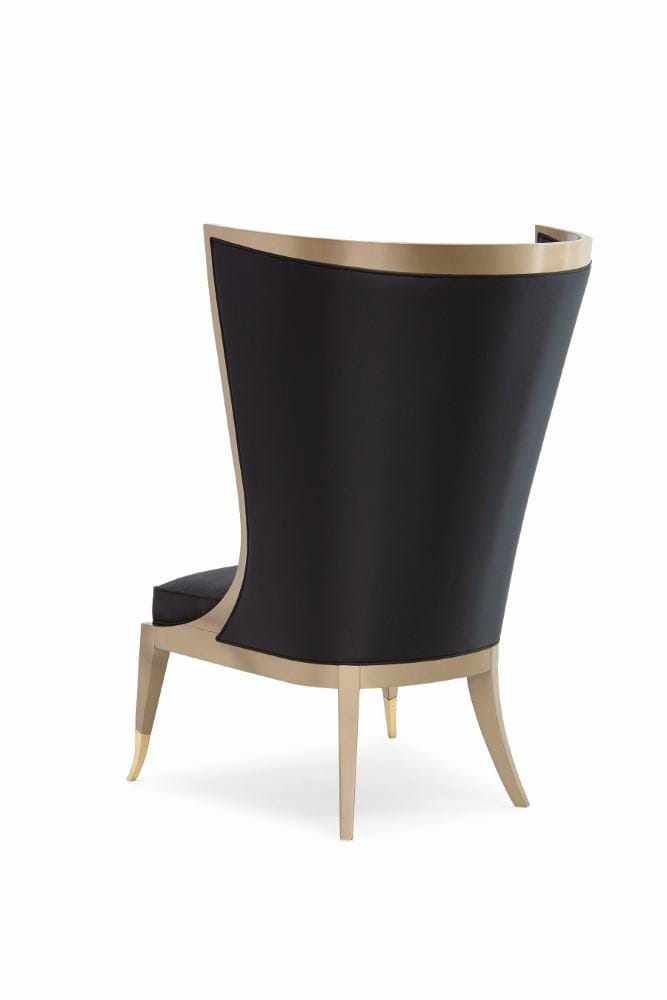 Caracole - Classic Pop Your Collar Wingback Chair - UPH-418-033-A veiw 3