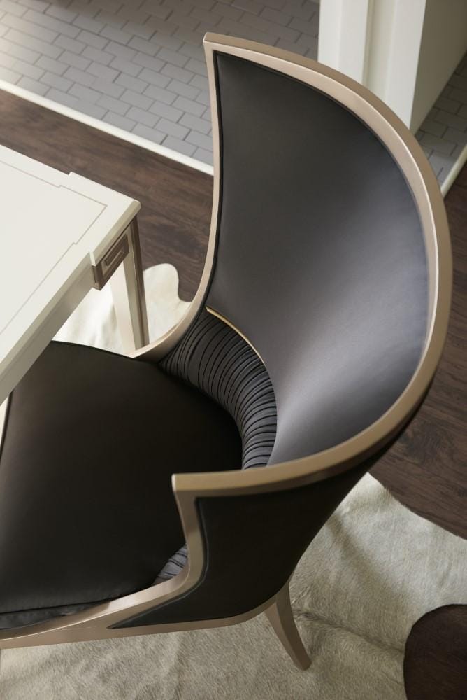 Caracole - Classic Pop Your Collar Wingback Chair - UPH-418-033-A veiw 4
