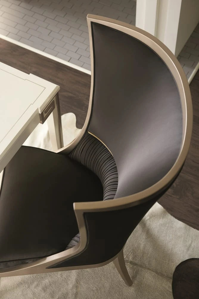 Caracole - Classic Pop Your Collar Wingback Chair - UPH-418-033-A