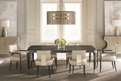 Caracole - Classic Reserved Seating Side - Dining Chair with Gold Metal Accents - CLA-016-285