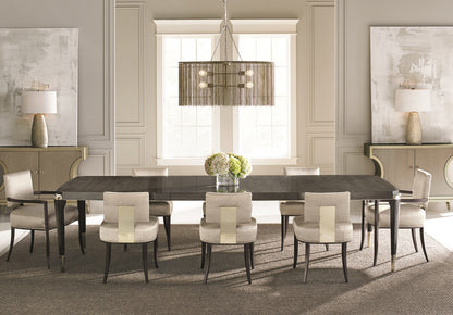 Caracole - Classic Reserved Seating Side - Dining Chair with Gold Metal Accents - CLA-016-285