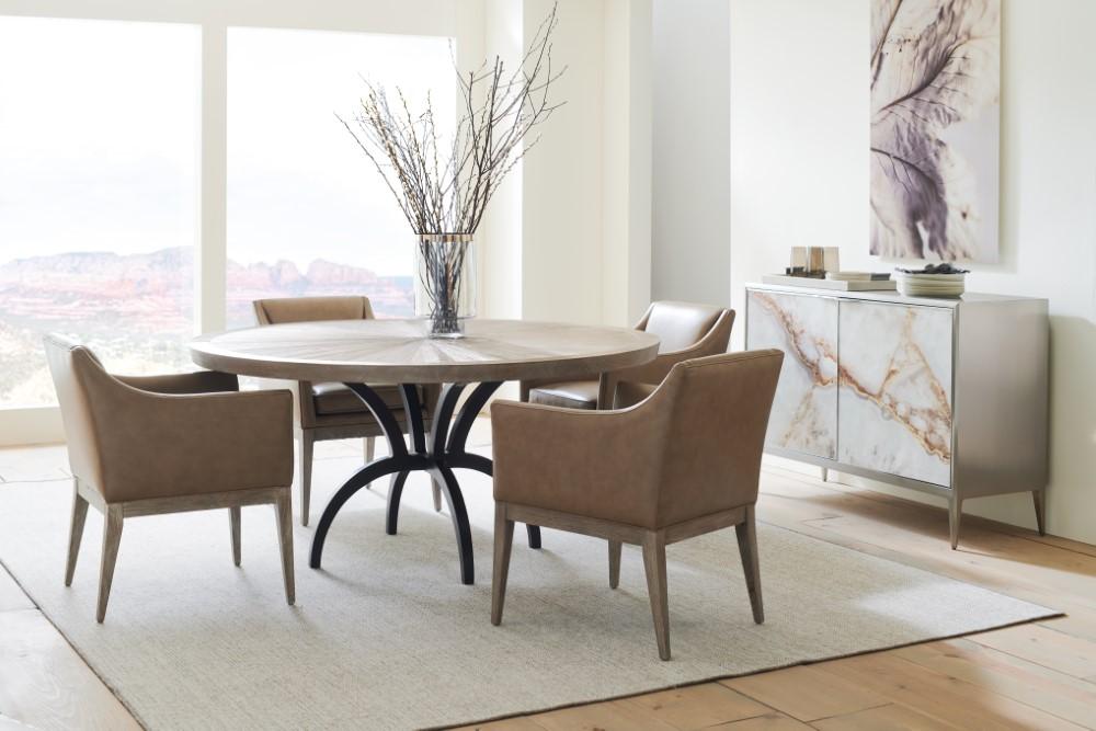 Caracole - Classic Rough and Ready 54in Dining Table - CLA-019-2013_CLOSEOUT veiw 5