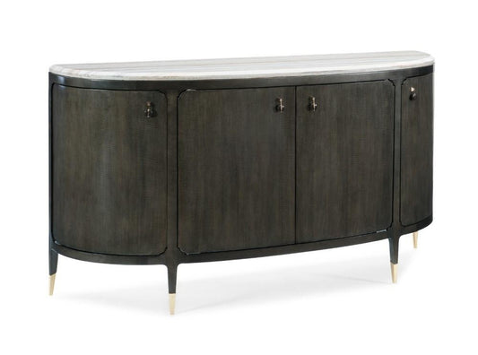 Caracole - Classic Serve Yourself - Stone Top Demilune Buffet - CLA-417-214 veiw 1