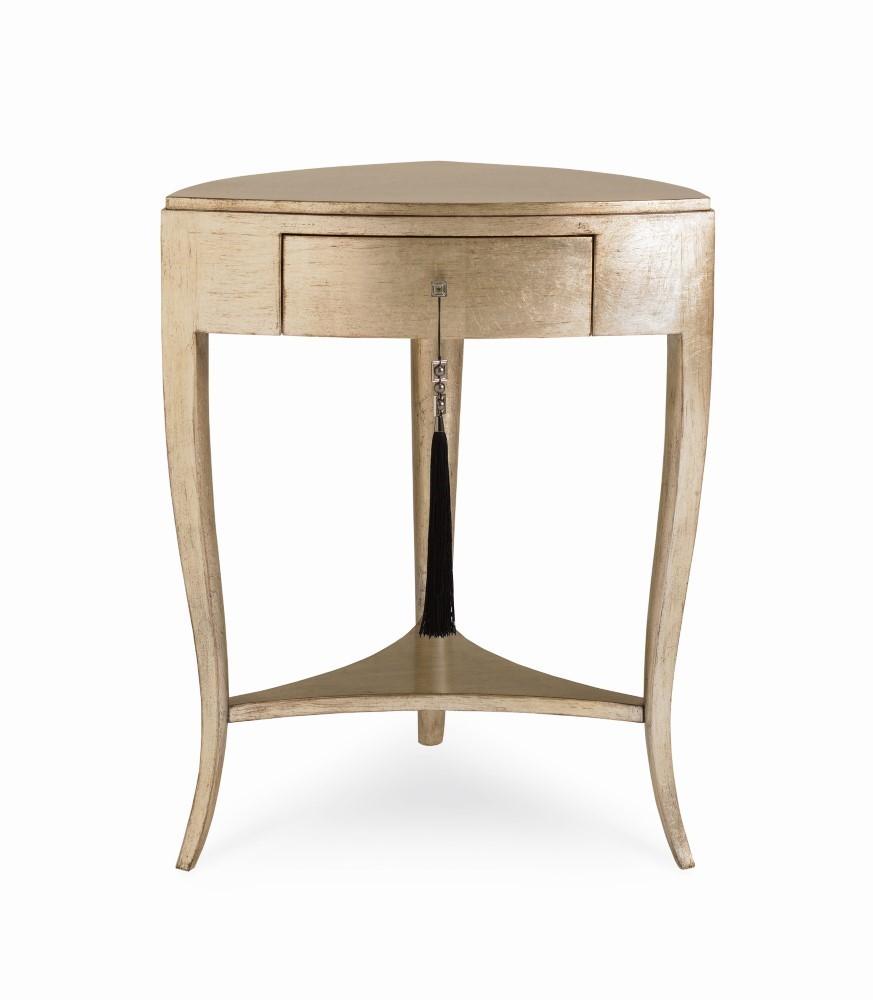 Caracole - Classic Tres Tres Chic - Gold Metallic Accent Table - CON-ACCTAB-017 veiw 1