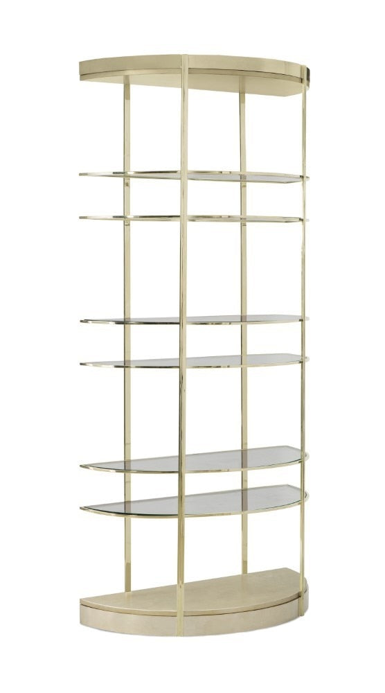 Caracole - Classic Up Up And Away - Etagere with Glass Shelves - CLA-016-811 veiw 1