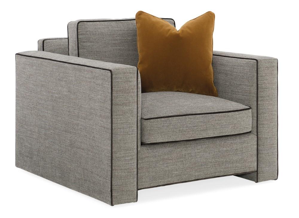 Caracole - Classic Welt Played Club Chair - UPH-019-0310-A veiw 1