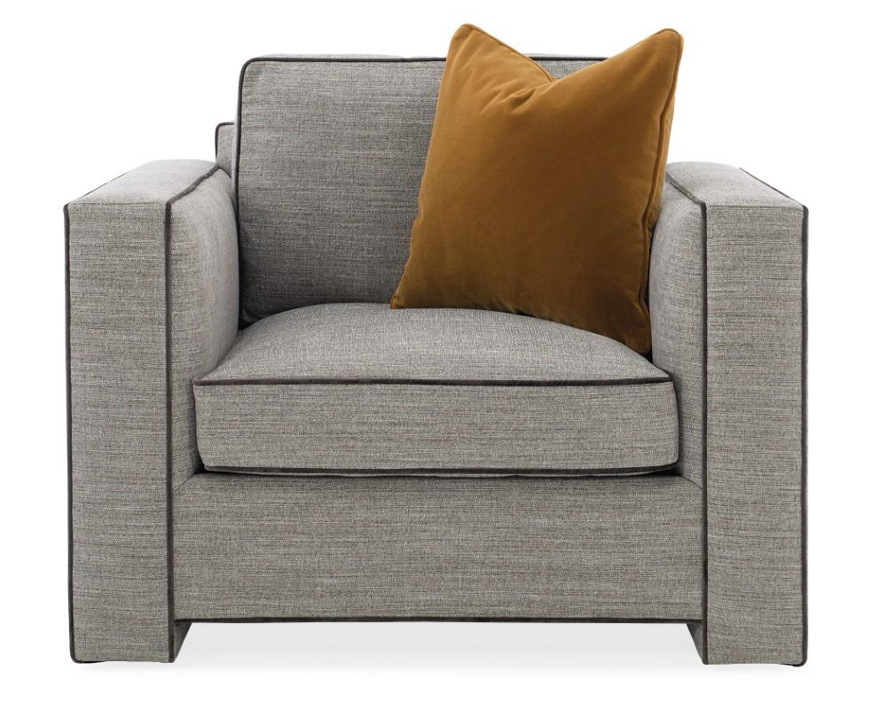 Caracole - Classic Welt Played Club Chair - UPH-019-0310-A veiw 2